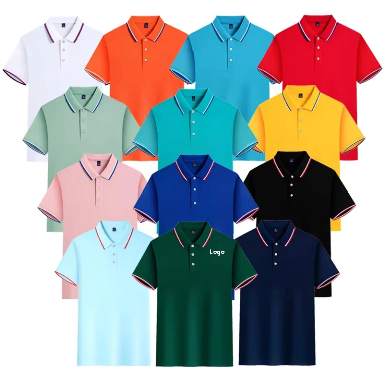 Custom-Embroidery-Digital-Printing-100-Polyester-Striped-Mens-Polo-Shirts-Casual-Work-Team-Advertising-Breathable-Polo-T-Shirt