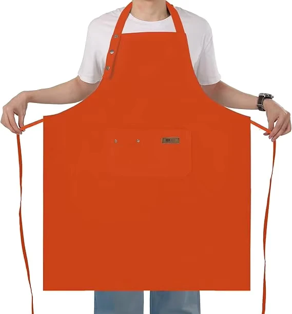 Custom-Extra-Large-Aprons-For-Men-Adjustable-Button-Apron-With-Pockets-Chef-Cooking-Kitchen-Aprons-Women-Water-Oil-Resistant