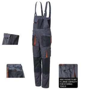 Custom Factory Cotton Reflective Insulated Hunting Cycling Clothes Working Joggers Tooling Cargo Safety Work Bib Pants
