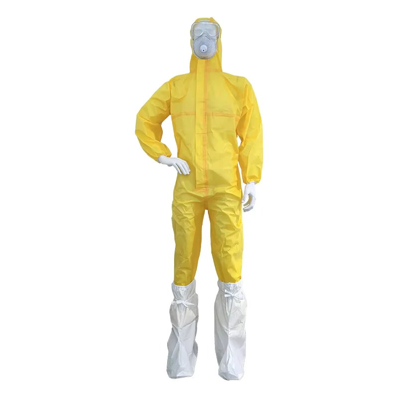 Custom Factory Hood FR Fire Retardant Safety Workwear Uniform Chemical Protective Overall PPE Coverall for Men