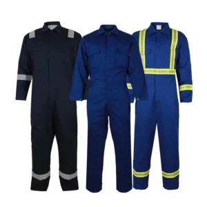 Custom Factory NFPA 2112 Flame Resistant Welder FRC FR Industrial Hi Vis Reflective Overall Fire Retardant Fireproof Coverall
