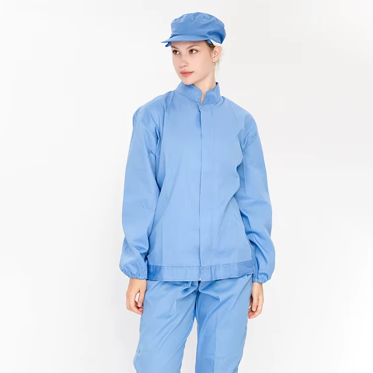Custom Factory Workshop Uniform Workwear Food Processing Industry Work Clothing Set Dustproof Clothing