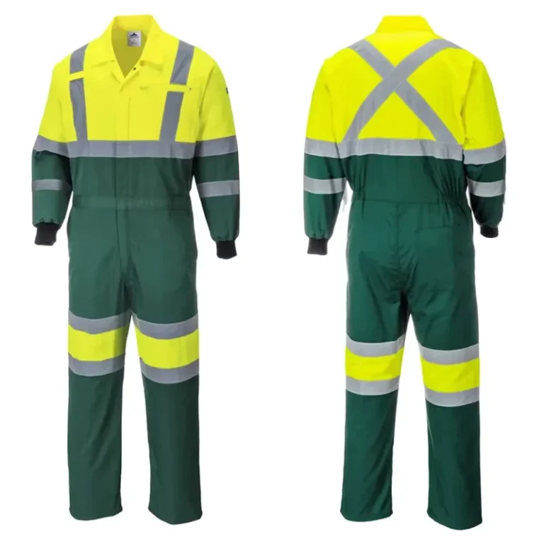 Custom-Fireproof-Safety-FR-Work-Clothing-Overall-Uniforms-Suit-Flame-Resistant-Workwear-EN11612-NFPA2112-Hi-Vis-FR-Coveralls