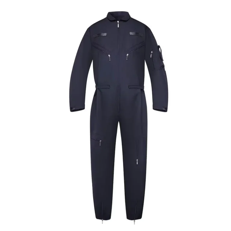 Custom-Fireproof-Safety-Royal-Blue-Air-Pilot-Flame-Retardant-Coverall-Nomex-FR-Flight-Suits
