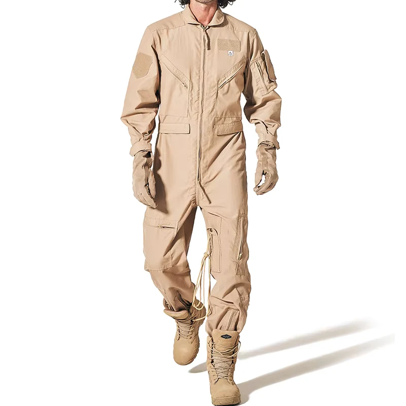 Custom Flight Suit pilot Flying Suite Uniform Windproof Waterproof Functional Coveralls for Men