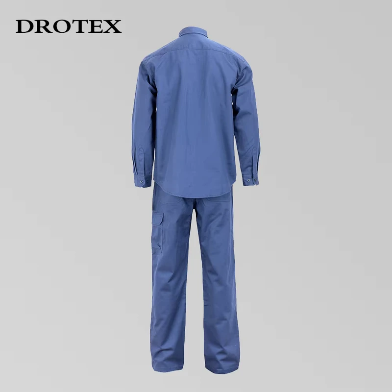 Custom Fr Safety Clothing Reflective Flame Retardant Workwear Technician Mining Industrial Jackets Pants Work Suits