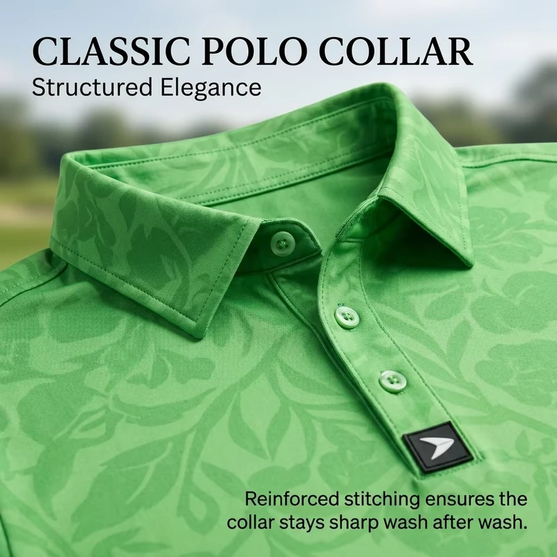 Custom Golf Polo T Shirt Custom logo Printed Quick Dry Work Shirt Plain Polyester Sublimation Mens Blank Uniform Golf Polo Shirt