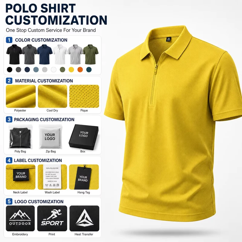 Custom Golf Shirts Dry fit Polo Plus Size Short Sleeve Polyester Quick Dry Cool Uv 50+ Protection Plain Golf Blank Polo T Shirt