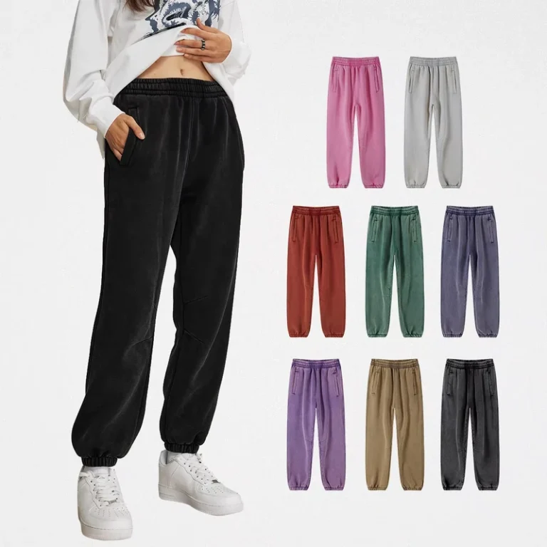 Custom-Heavyweight-360g-Solid-Color-Drawstring-Pants-Baggy-Batik-Sweatpants