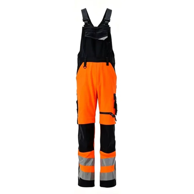 Custom-Hi-Vis-CLASS-2-Safety-Bib-Overalls-Heavy-Duty-Reflective-Work-Trousers-Polyester-Construction-Mining-Road-Work-Protective