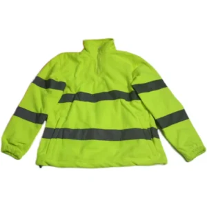 Custom Hi Vis Polyester Fleece Sweater Reflective Work Wear for Adults