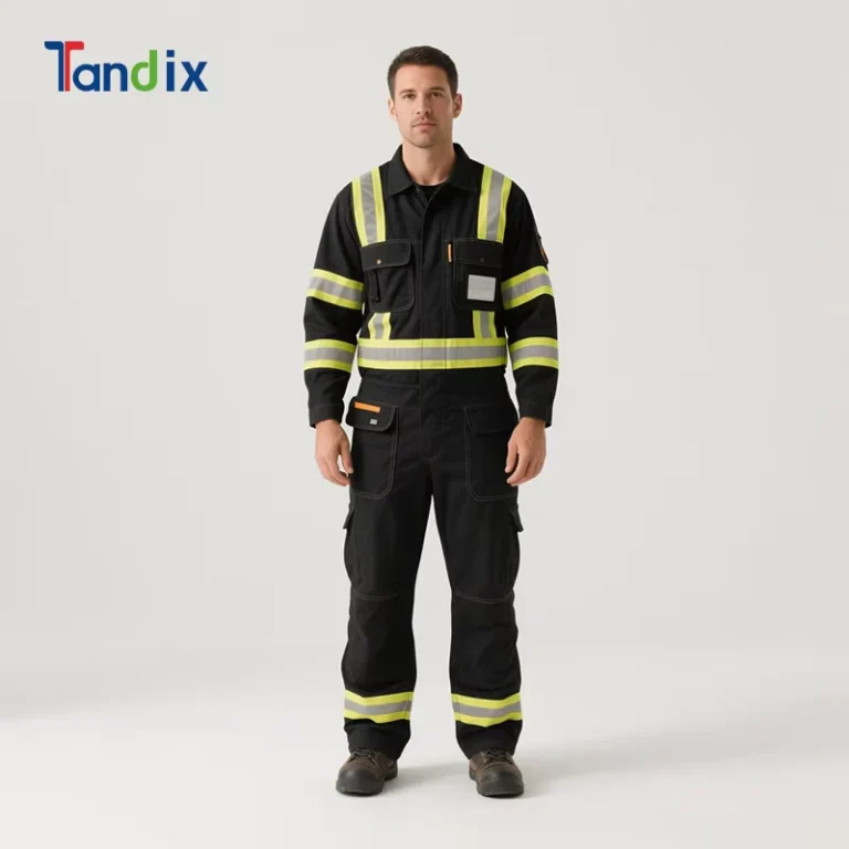 Custom-Hi-Vis-Road-Traffic-Mining-Construction-Security-Worker-Workwear-Flame-Resistant-Coverall-High-Visibility-Work-Uniform
