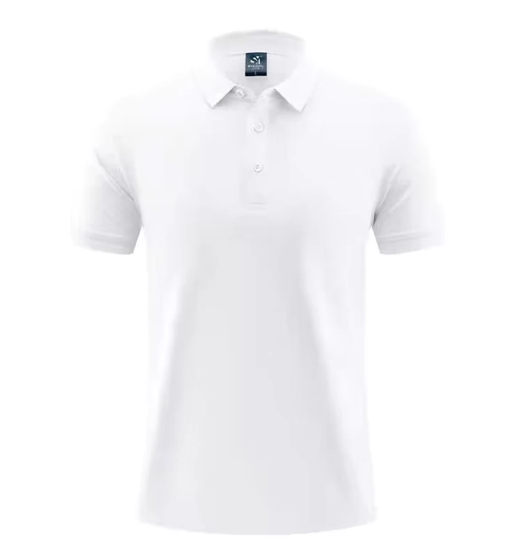 Custom High End Corporate for Polo Shirt Short Sleeved Lapel T Shirt Solid 3D Summer Advertising Embroidered Printed Logo Work