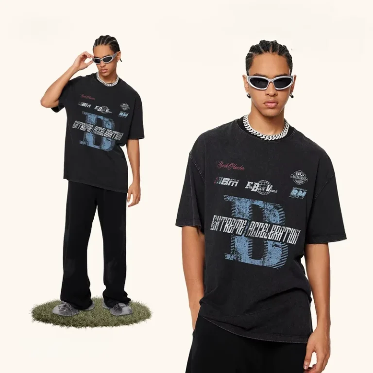 Custom-High-Quality-100-Cotton-Printed-T-Shirt-for-Men-Regular-Fit-Short-Sleeve-Quick-Dry-Breathable