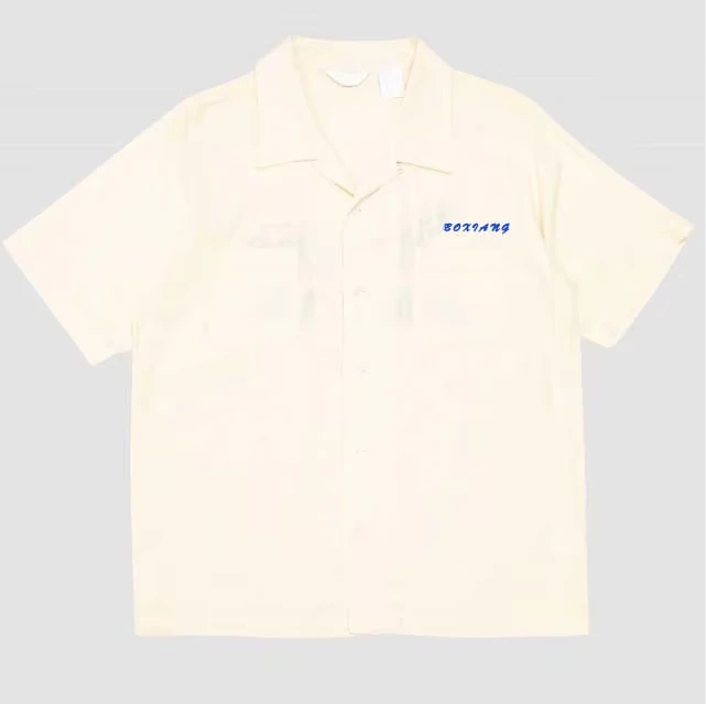 Custom High Quality 100% Cotton T Shirts Men's Casual Shirts OEM Fashionable Spring Fashion Plain Dyed
