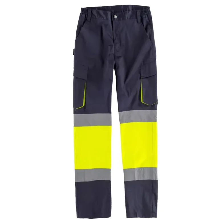 Custom-High-Vis-Cotton-Industrial-Worker-Fireproof-Flame-Retardant-Coveralls-Comfortable-Workwear-Workers-Reflective-Work-Pants