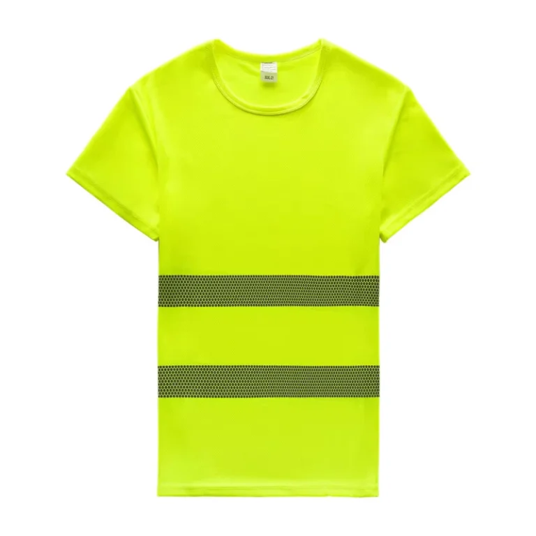 Custom-High-Visibility-ANSI-Class-2-LED-Flash-Polyester-Short-Sleeve-Reflective-Safety-Work-Clothing-T-Shirts
