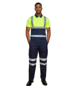 Custom High-Visibility Reflective Stripe Workwear Coverall Suit