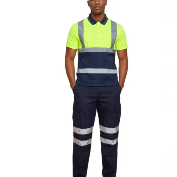 Custom High-Visibility Reflective Stripe Workwear Coverall Suit