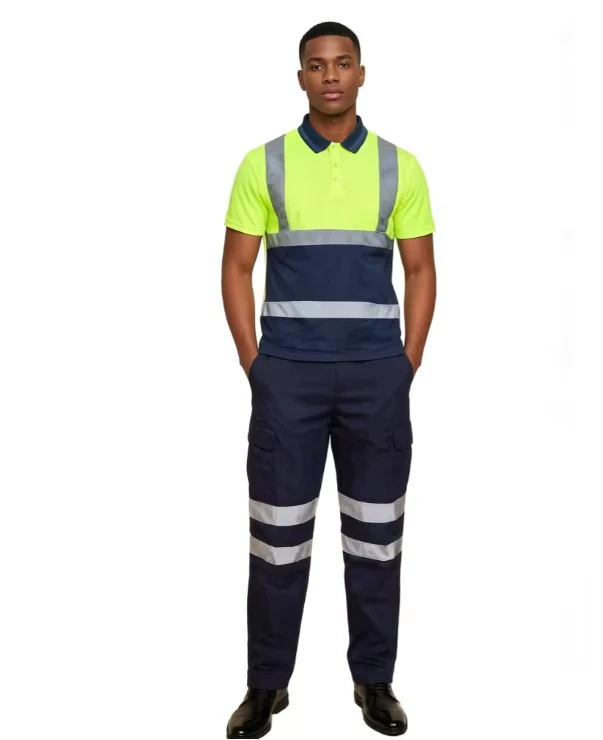 Custom High-Visibility Reflective Stripe Workwear Coverall Suit