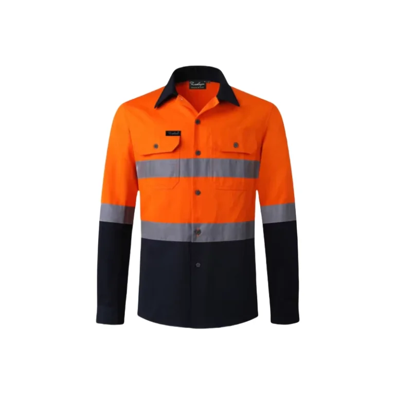 Custom-High-Visibility-Safety-Uniform-Polyester-Cotton-Reflective-Shirt-Long-Sleeve-Work-Shirt-Reflective-Material-for-Safety
