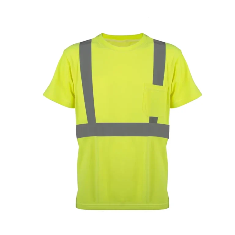 Custom-High-Visibility-Short-Sleeve-Knit-Yellow-Coal-Mining-Work-Construction-Safety-Reflective-Workwear-Hi-Vis-FR-T-Shirts