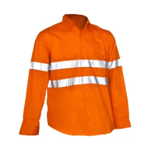 Custom Hivis Orange Safety Clothing Work Shirt Fireproof FR Jacket