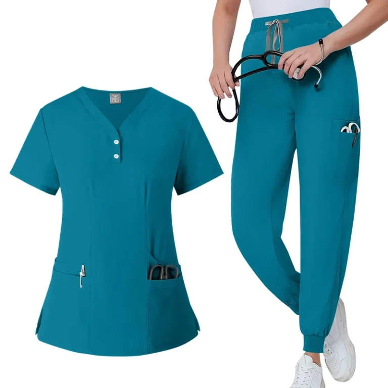 Custom-Hospital-Uniform-Nursing-Suit-Work-Clothes-Medical-Nurse-Women-One-Piece-Plus-Size-Scrubs-Uniforms-Sets