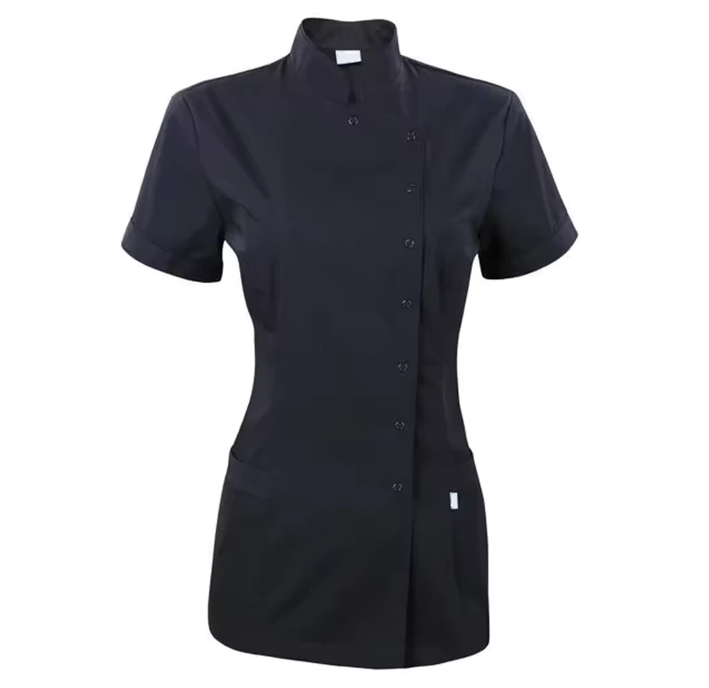 Custom Hotel Restaurant Cafe bar Plus Size Waiter Waitress Staff Work Wear Uniform Jackets Chef Jacket Uniform Chef Coat