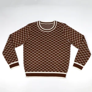 Custom Jacquard Sweater Periodic Table Knitwear Manufacturer OEM Graphic Pullover