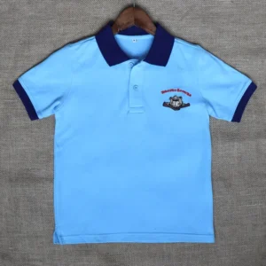 Custom Kids’ Cotton Embroidered Polo T-Shirt for School, Golf and Tennis