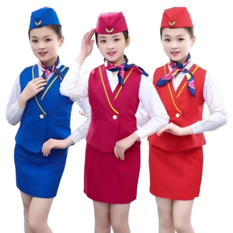 Custom-Kids-Pilot-Costume-Airline-Captain-Cosplay-Outfit-Shirt-Skirt-Shorts-Hat-Sunglasses