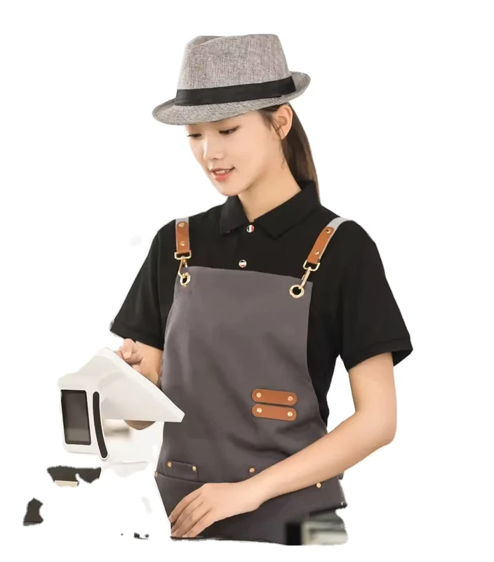 Custom Kitchen Waterproof Oil Proof Adjustable Waiter Carpenter Barista Apron Washable