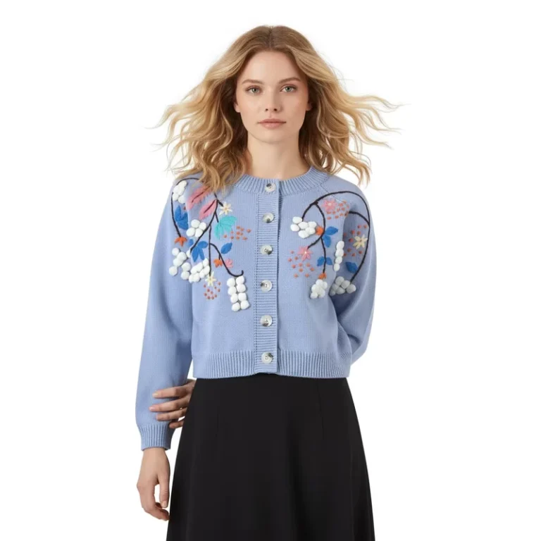 Custom-Knitwear-Embroidery-Knit-Cardigan-Girls-Casual-Knit-Coat-Sweater-Raglan-Long-Sleeves-Autumn-Winter-O-neck-Knit-Top