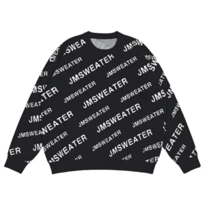 Custom LOGO Men Sweater Manufacturer OEM Jacquard Pullover Winter Crew Neck Knitted Cotton Jumper Custom Knit Sweater for Men