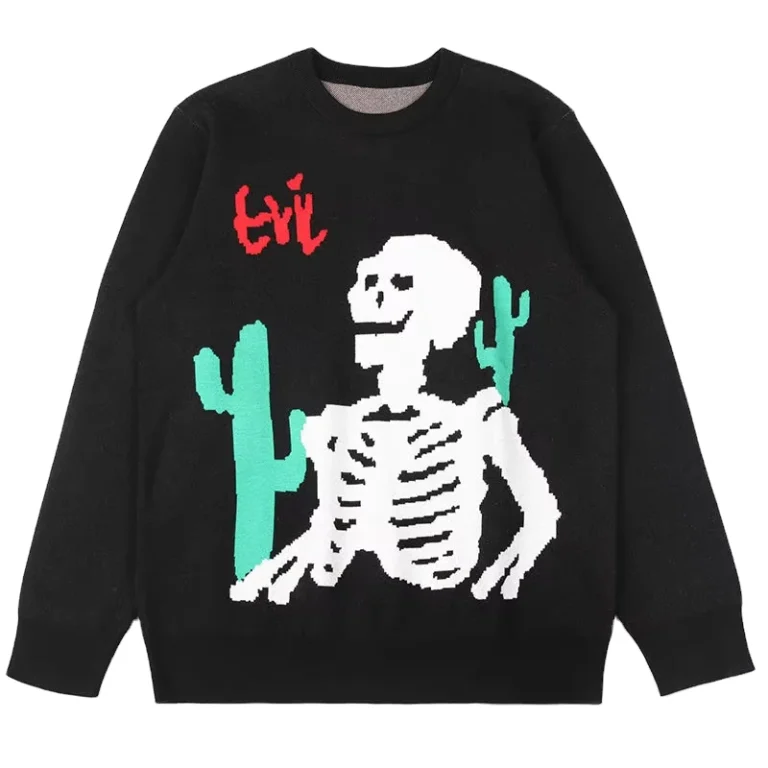 Custom-LOGO-OEM-Men-Knitted-Sweater-Jacquard-Pattern-Crew-Neck-Knitwear-Winter-Cotton-Men-Casual-Pullover-Jumper-Custom-Sweater