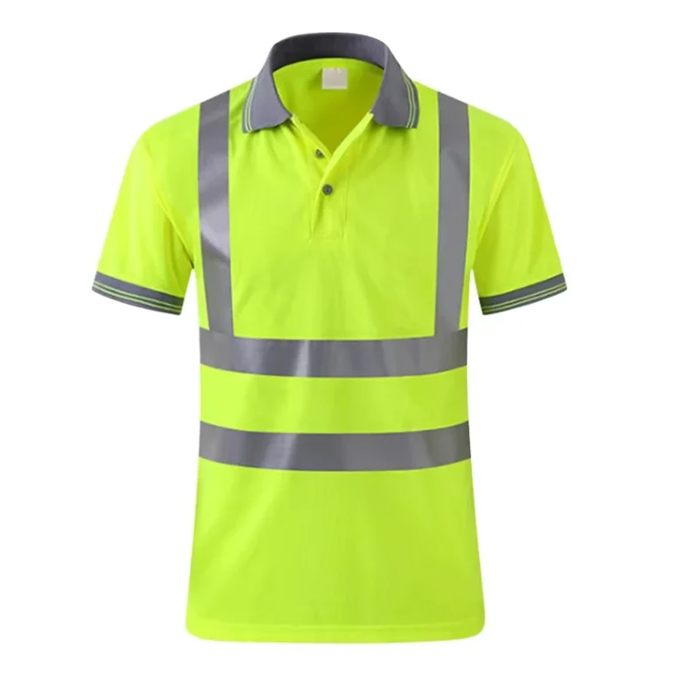 Custom-LOGO-Reflective-Fluorescent-Safety-Vest-Workwear-Summer-Quick-Dry-Polo-Shirt-Working-Clothes-T-shirts-for-Men-Women