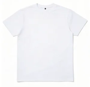 Custom Logo 100% Cotton Men’s Oversized White Casual T-Shirt