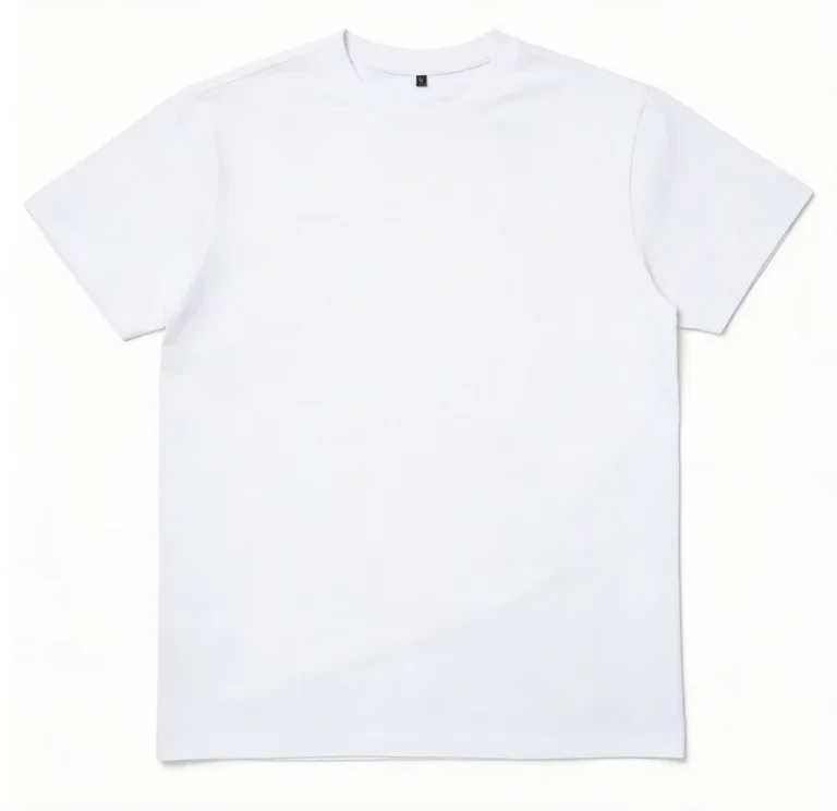 Custom-Logo-100-Cotton-Mens-Oversized-White-Casual-T-Shirt