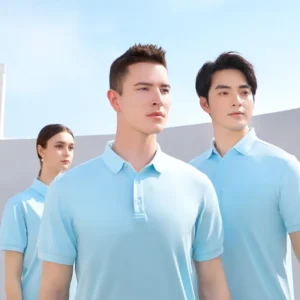 Custom Logo 100% Cotton Men’s Polo Shirt 120g Lightweight Breathable Knitted Short Sleeve Casual Golf Business Tops