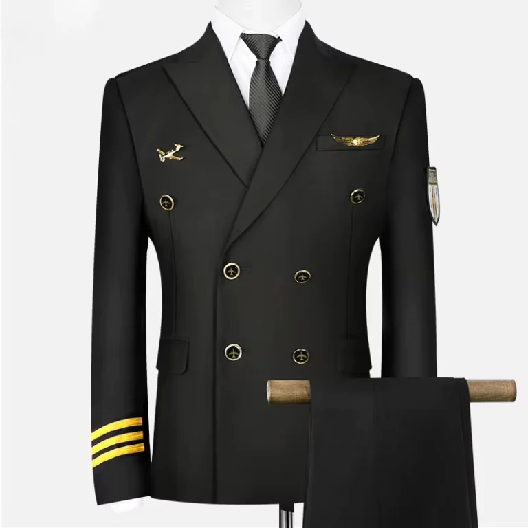 Custom-Logo-Airline-Captain-Staff-Work-Clothes-White-Airline-Pilot-Shirts-Uniforms-Sets-for-Mens
