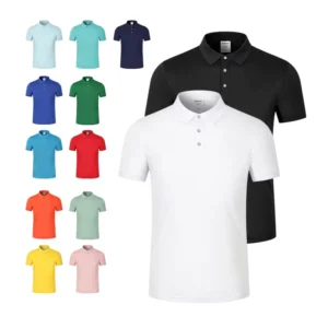 Custom Logo Breathable Uniform Plain Blank Polo shirt T Shirt Embroidered Men’s Golf Polyester Polo Shirts