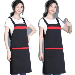 Custom Logo Chef Cooking Aprons for Adults and Children, for Cafes, Restaurants, and Kitchens