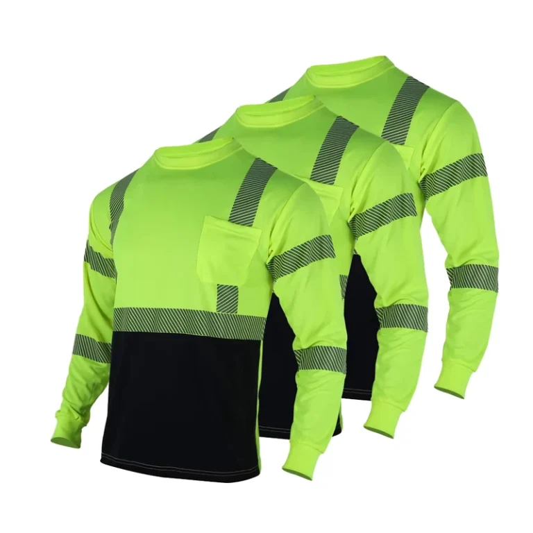 Custom-Logo-Class-3-Reflective-Safety-Hi-Vis-Long-Sleeve-Shirts-High-Visibility-Breathable-and-Waterproof-Work-Shirts