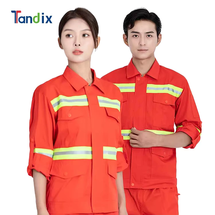 Custom-Logo-Cleaner-Polyester-Cotton-Work-Wear-Industrial-Construction-Oil-Mining-Repair-Suit-Hi-Vis-Workwear-Worker-Uniform