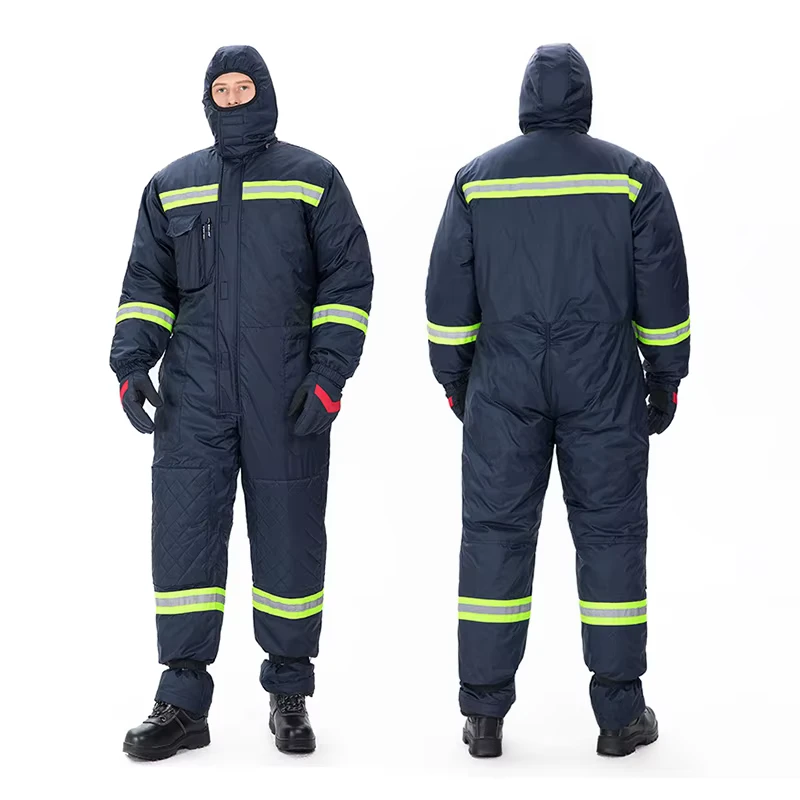 Custom Logo Cold Storage Weather Jacket Pants for -18~40°C Low Temperature Outdoor Work Cold Protection
