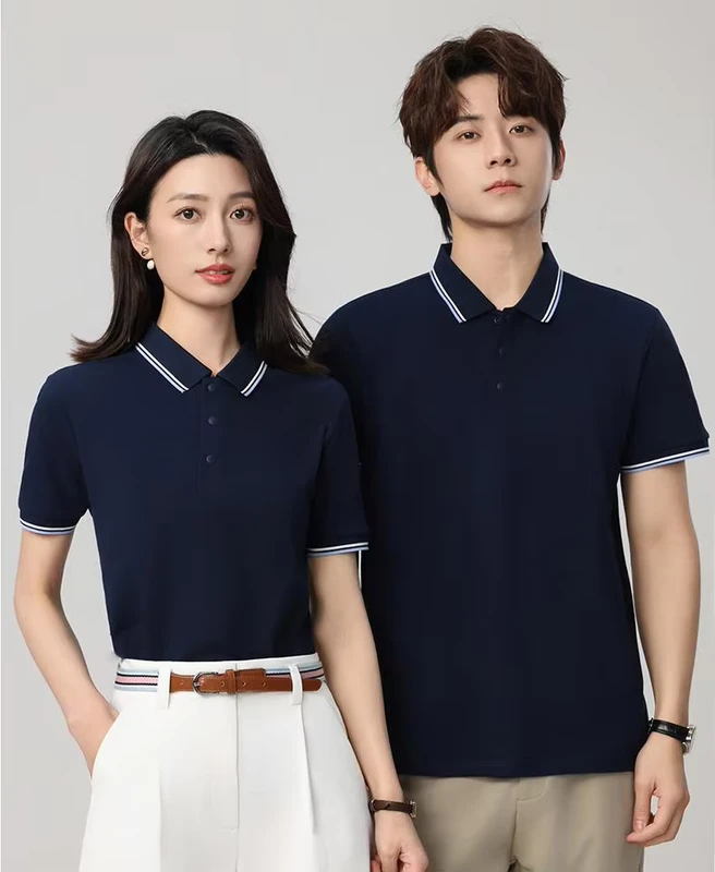 Custom-Logo-Combed-Cotton-Short-Sleeve-Polo-Shirt-for-Men-Women-Golf-Sports-Event-Bulk-Work-Team-Uniform