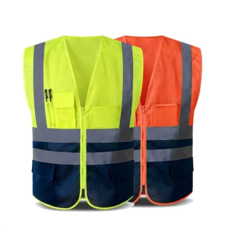 Custom-Logo-Construction-Safety-Vest-With-Pockets-Hi-Vis-Safty-Jackets-Reflective-Safety-Vest