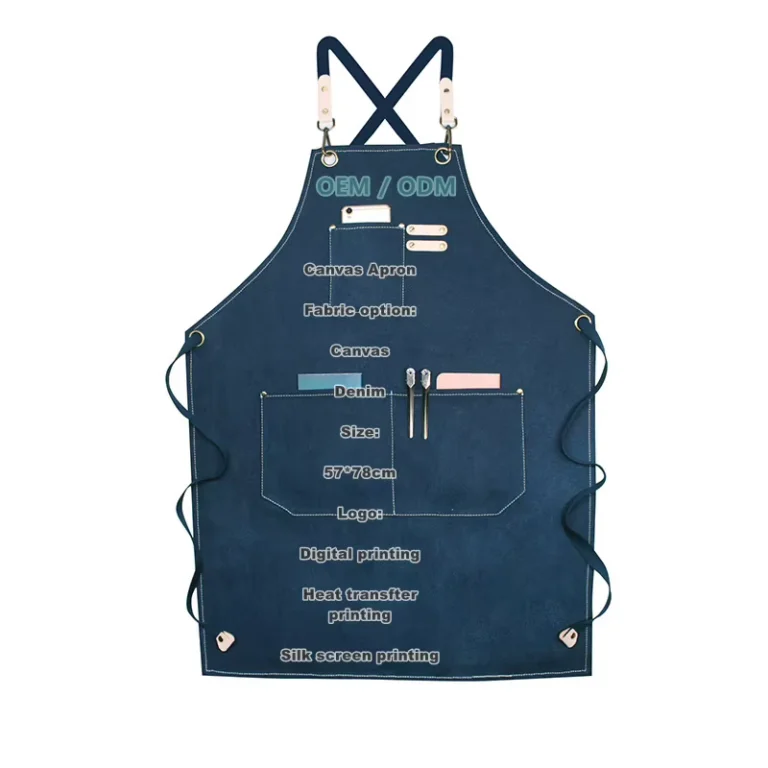 Custom-Logo-Cross-Back-Strap-Canvas-Bib-Apron-Heavy-Duty-Waterproof-Thickened-Apron-for-Barber-Barista-Kitchen-Restaurant-Work