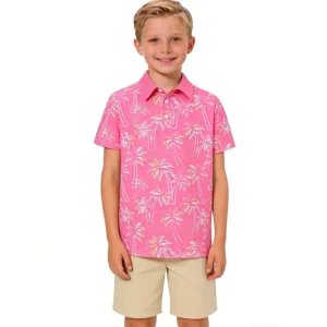 Custom Logo Eco Friendly Jersey Quick Dry Create Your Own Brand Kids Clothing Golf Apparel Boys T shirts Polo Shirts
